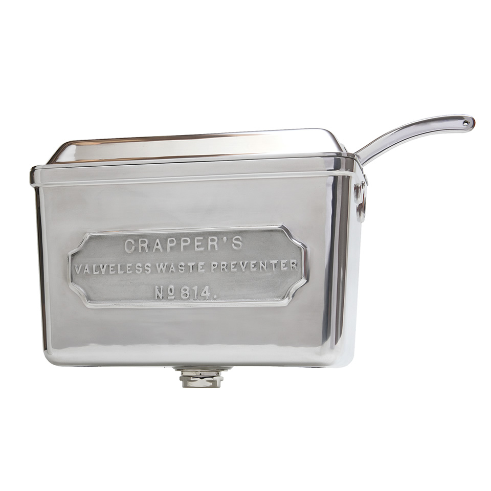 TC814HL Бачок из полированного алюминия высокого уровня Thomas Crapper  - Вид №1