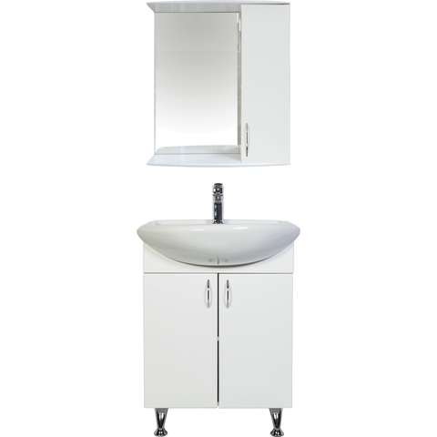 Тумба напольная Роса 60 см, белый глянец Орех ORANGE sun-id-1517211 - Вид №1