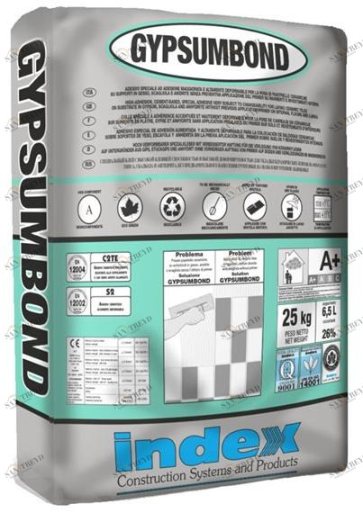 INDEX Специальный клей для гипсовых оснований sun-id-1469308