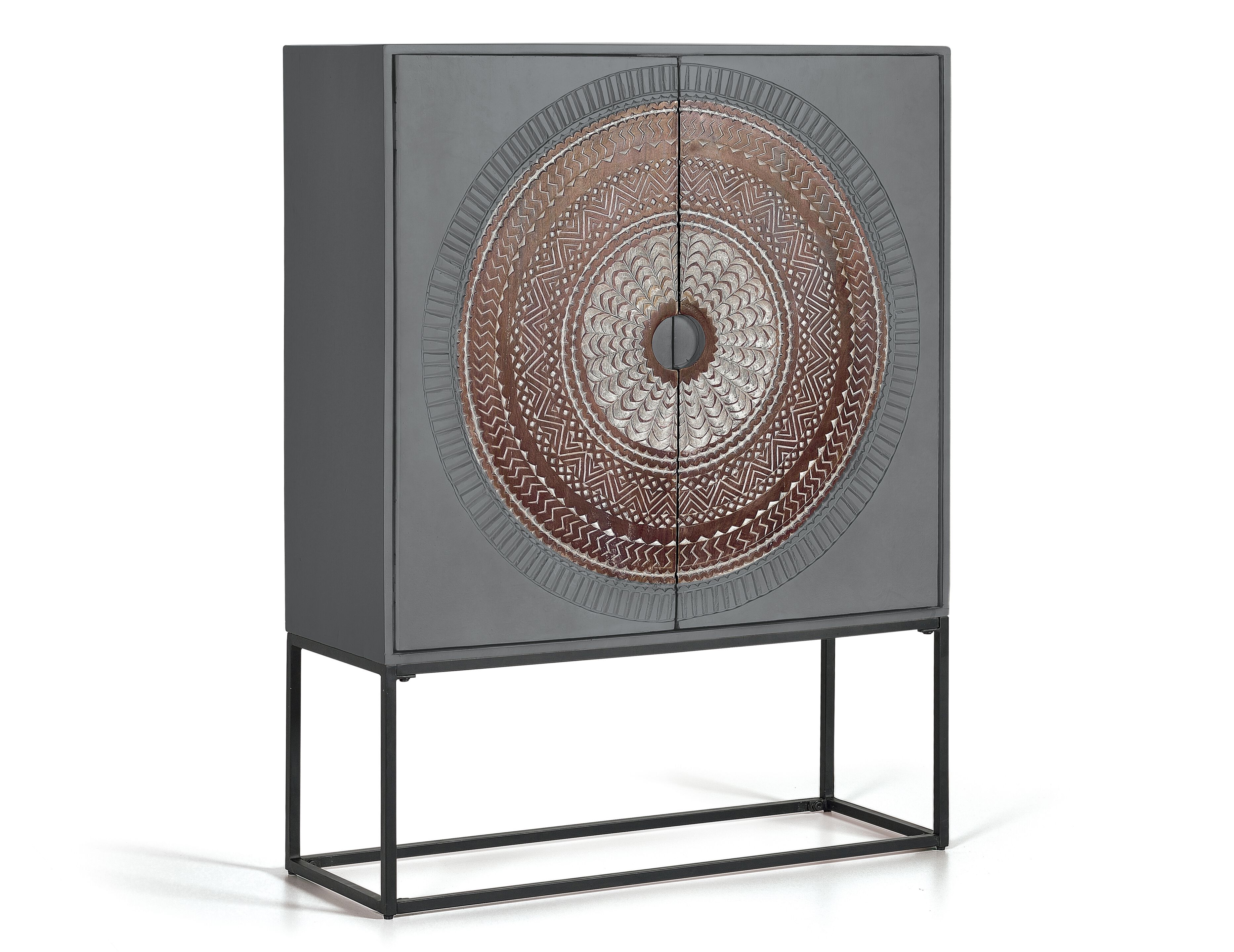 Сервант из манго с распашными дверцами Giner y Colomer Wood Mandala ARCH-00082646