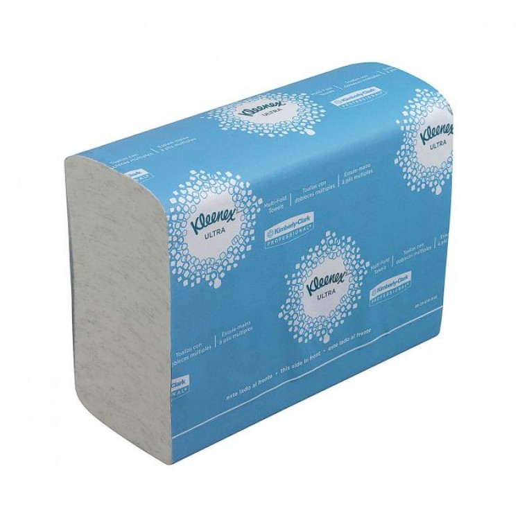 4632 Kimberly Clark Полотенца бумажные листовые Kimberly Clark Ultra MultiFold 4632 Z-сложения 2-слойные пачка по 150 листов  - Вид №2