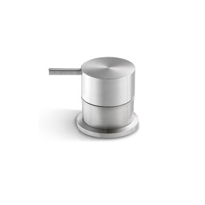 ONE106S Дивертер на борт ванны на 2 потока Linki ONE, Сатиновая Сталь