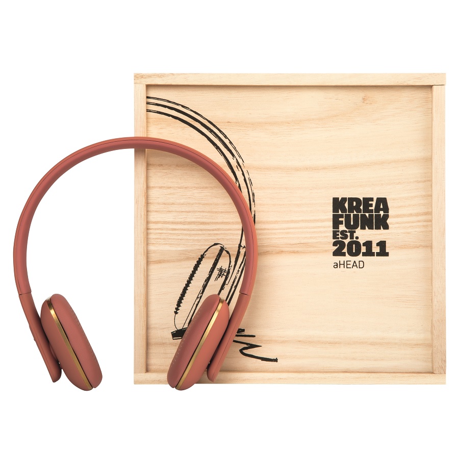 Наушники беспроводные aHEAD, коралловые KREAFUNK KFSS12 - Вид №6