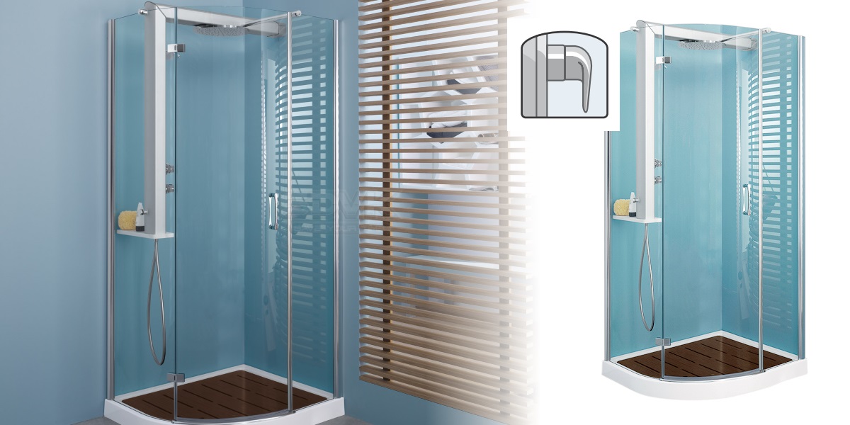 Душевое ограждение с колонной Start Round 9447-10540 Sx Jacuzzi 944710540SX - Вид №2