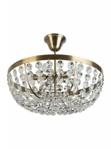 Потолочный светильник Toplight Mary TL1510X-05AB TOPLIGHT MARY BRONZE 202104 Бронза;прозрачный