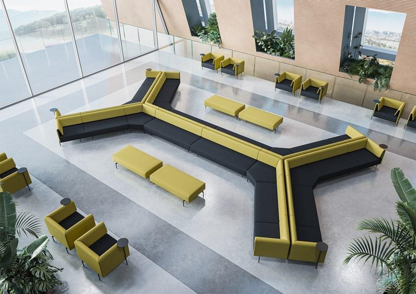 Kastel Кожаный диван с журнальной полкой по контракту Klint sun-id-1465648 - Вид №5