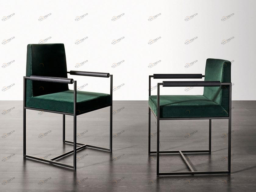 Meridiani Стул с обивкой и подлокотниками Rider sun-id-1352893