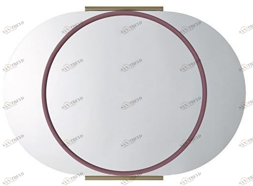 Devon&Devon Овальное настенное зеркало для ванной Scottie sun-id-1464867