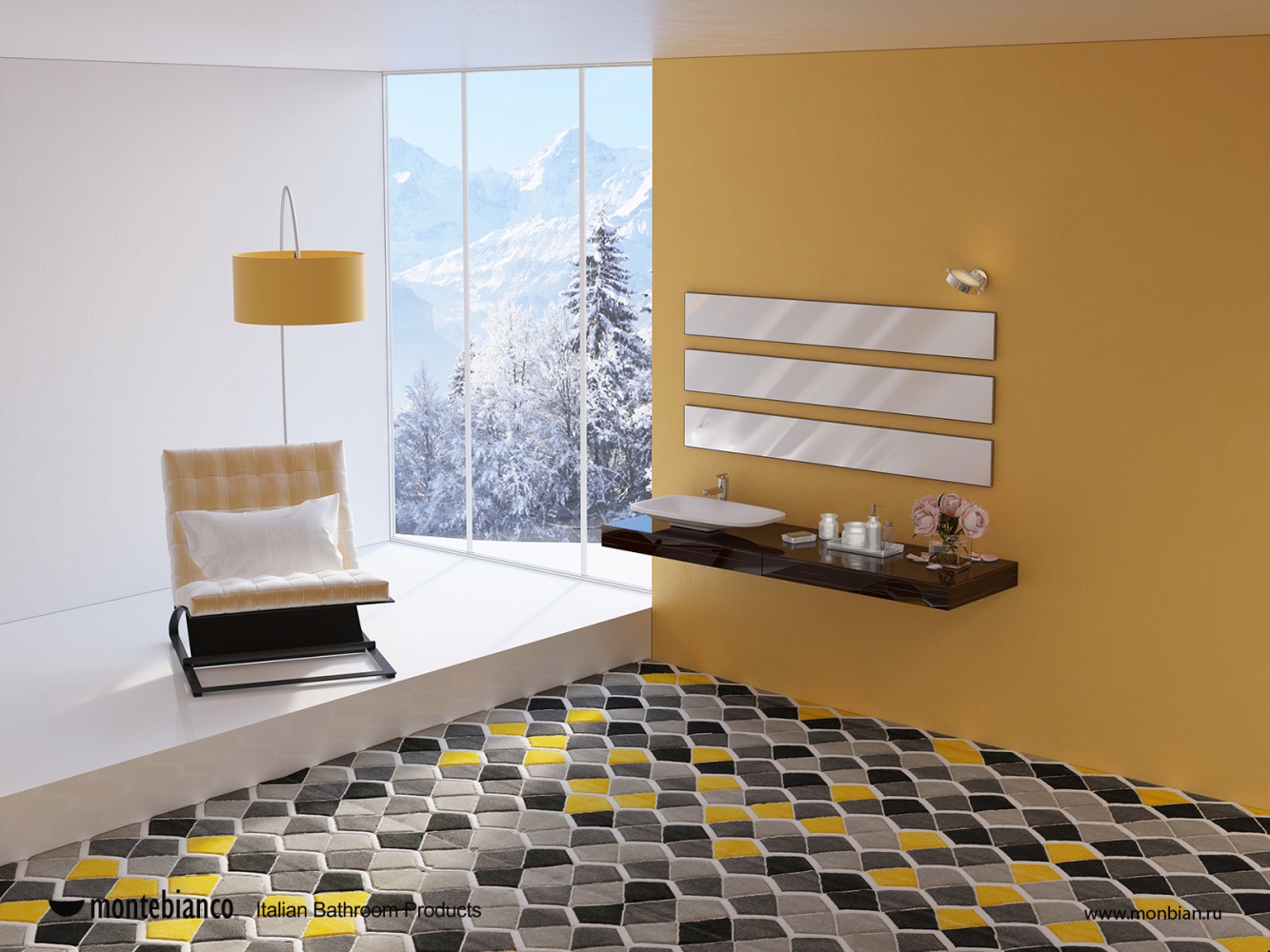 13172 Раковина Montebianco Tuscany Santreyd - Вид №8