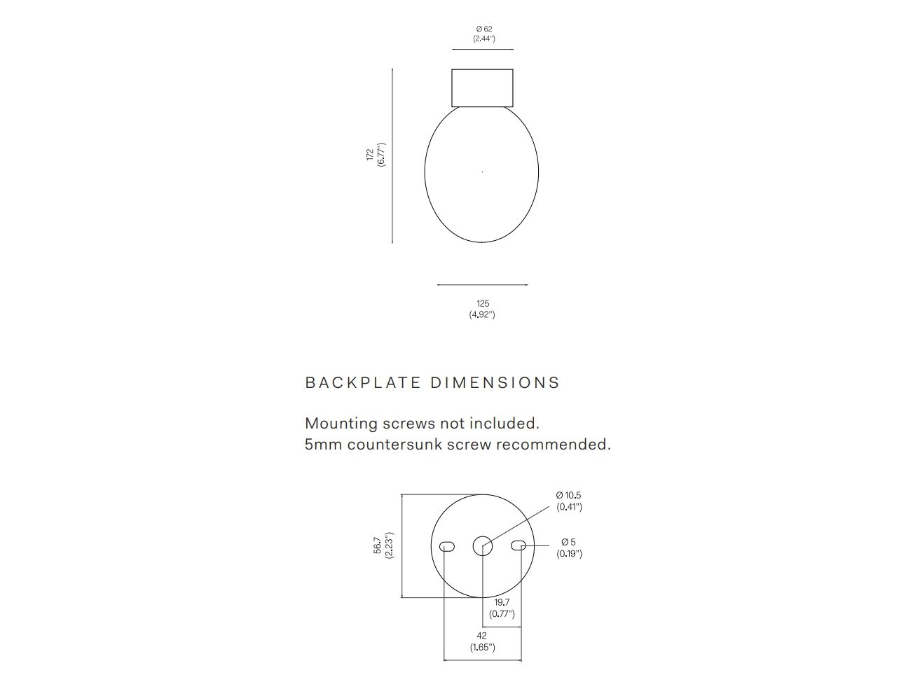 Светодиодный потолочный светильник из опалового стекла Michael Anastassiades философское яйцо ARCH-00151928 - Вид №2
