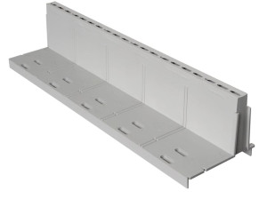 Профиль с прорезями из ПВХ