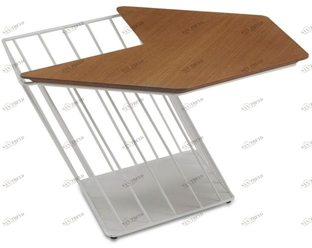 B&T Design Шестиугольный столик с журнальной стойкой sun-id-1376517