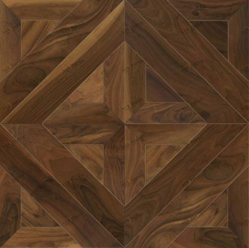 Модульный паркет Da Vinci Sincere Орех Европейский (Грецкий) Натур (Гладкая) 422х422 мм 2600600702