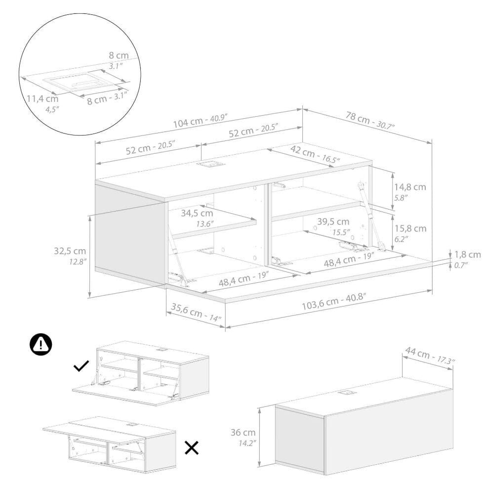 Модульная оборудованная стена установленная стеной в меламинированном Mobili Fiver Easy ARCH-00044646 - Вид №71