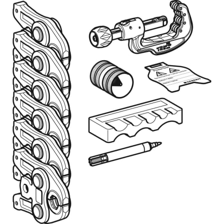 690.230.00.1 Комплект обжимных губок Geberit Mapress [2] Geberit  - Вид №1