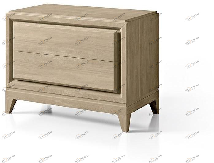 Arte Brotto Прямоугольная тумбочка из дерева с ящиками Segreti S190