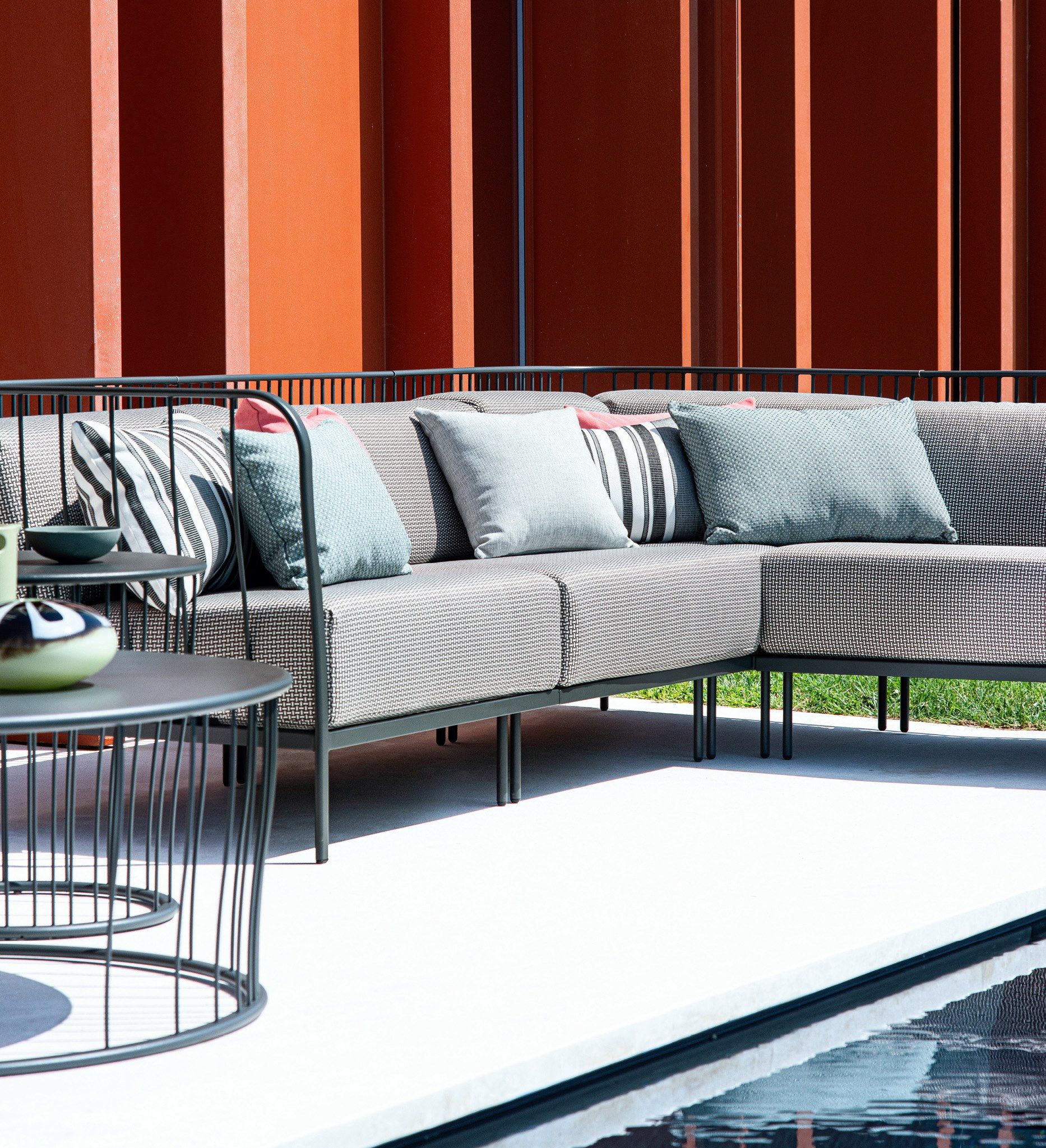 Тканевое мягкое угловое садовое кресло emu Cannolè ARCH-00124032 - Вид №20