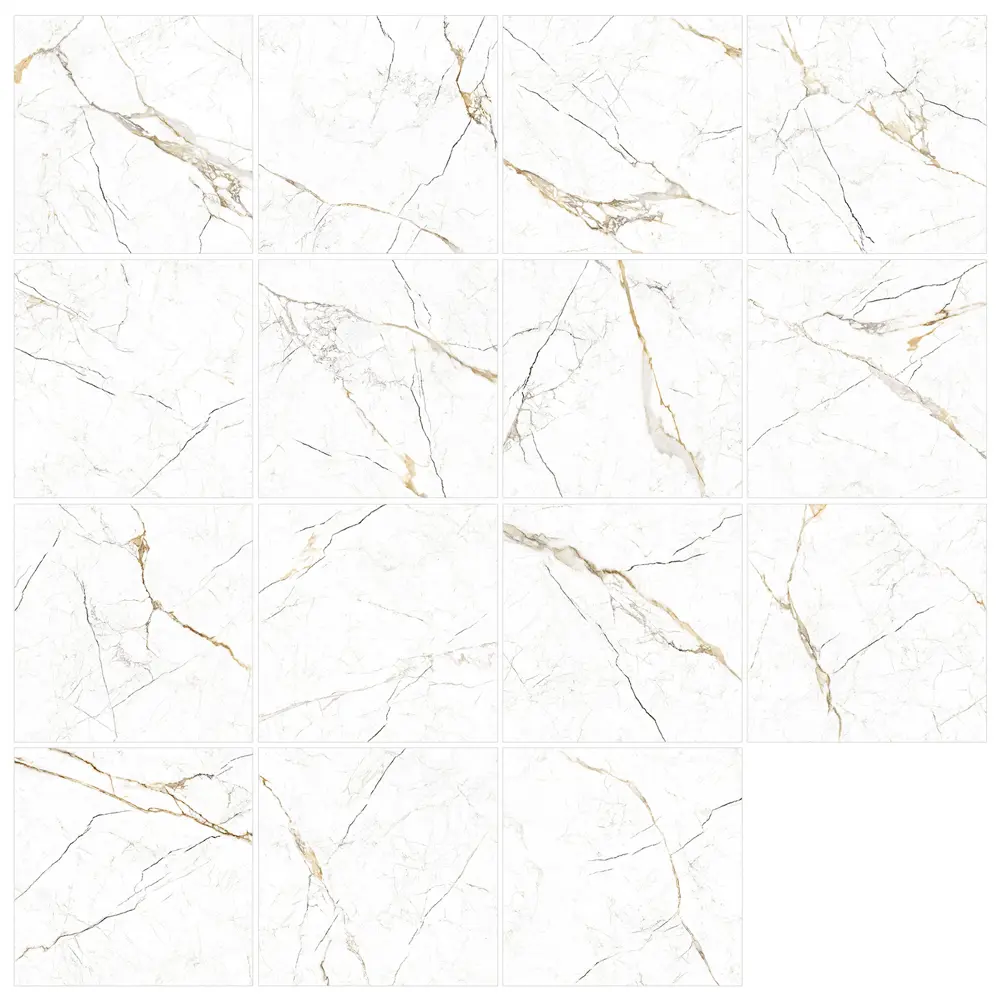 Глазурованный керамогранит Alma Ceramica Napoli 04 60x60 см 1.8 м2 матовый цвет белый 89456580 STLM-2026534 - Вид №2