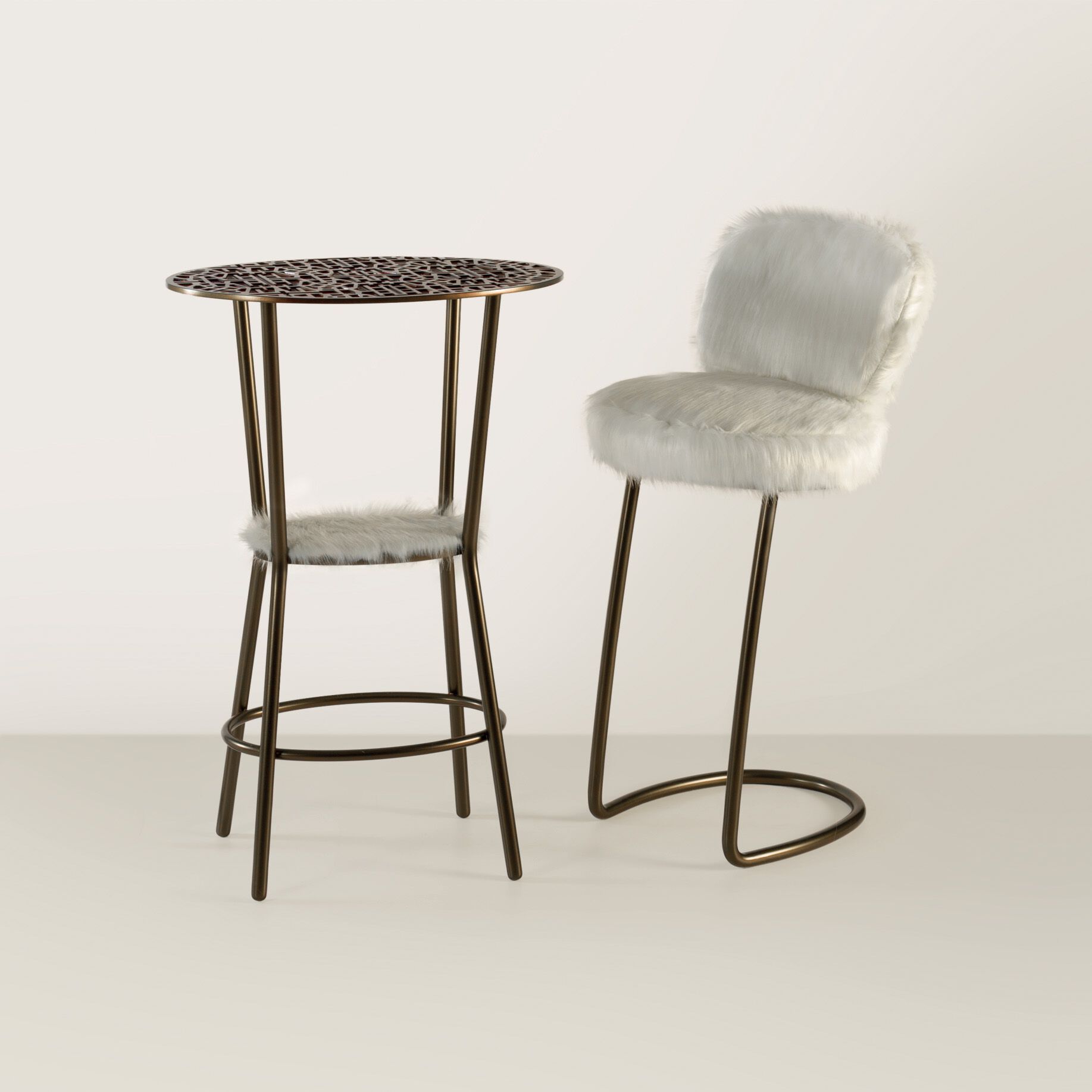 Высокий стол из стали и алюминия Galbiati Exclusive Interiors ARCH-00068670 - Вид №1