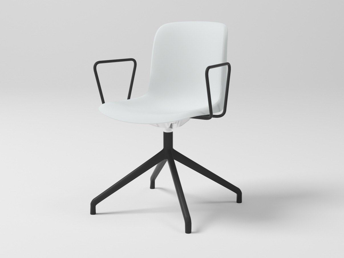 Офисное кресло из ткани с подлокотниками на насесте Grado Design Every ARCH-00058719 - Вид №7