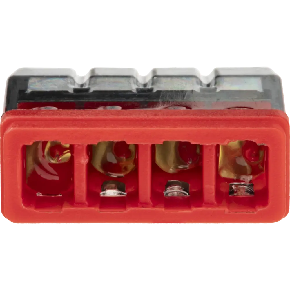 84509780 Клеммы монтажные самозажимные с пастой Duwi СМК 772-204 4-проводные 2,5мм² прозрачные 5шт 26730 0 STLM-1107525  - Вид №3