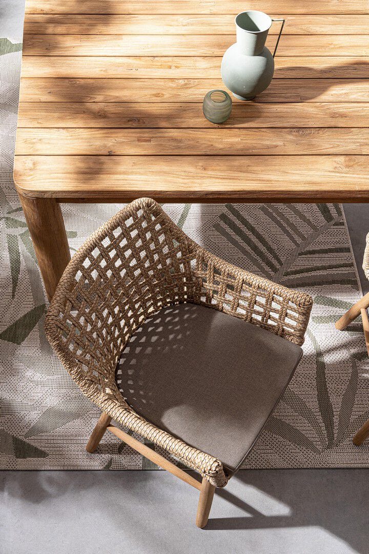 Прямоугольный садовый стол из тикового дерева BIZZOTTO MAVERICK ARCH-00134116 - Вид №2