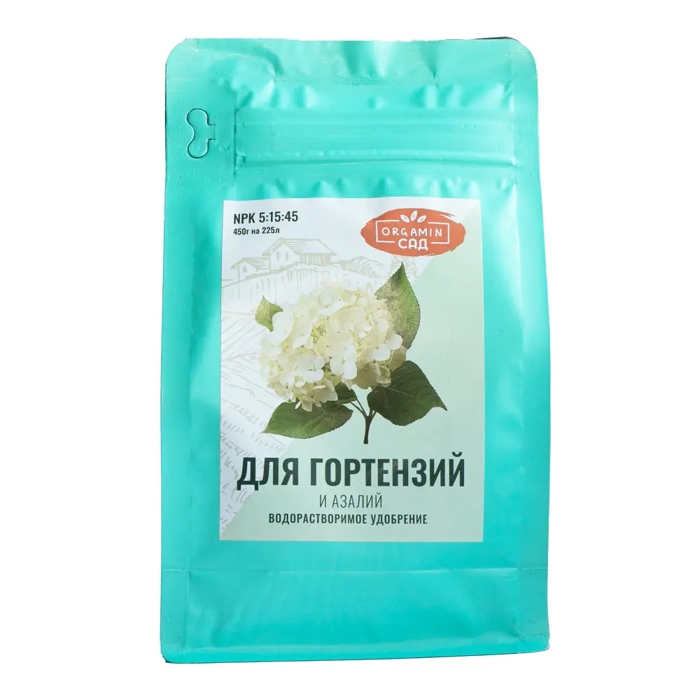 Органическое удобрение Orgamin для гортензий 0.45 кг 89402159 Santreyd STLM-1584329