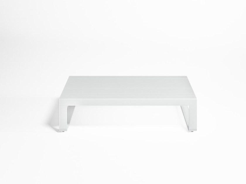 GANDIABLASCO Садовый журнальный столик из термо-лакированного алюминия Flat sun-id-1436359 - Вид №1