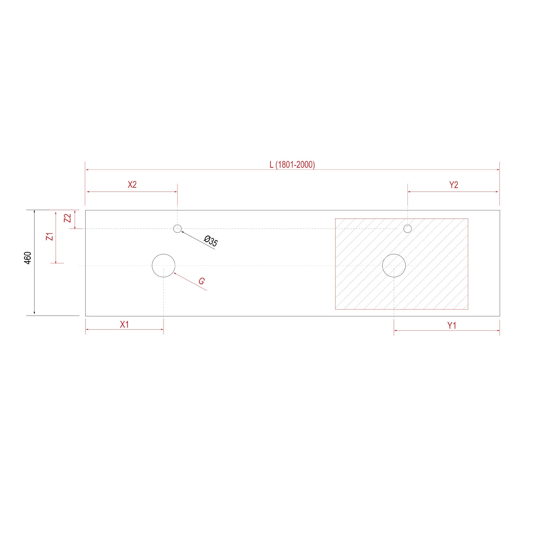 23492 SALGAR Столешница механизированная от 1801 до 2000 ALSACIA 16 мм Эльзасия  - Вид №1