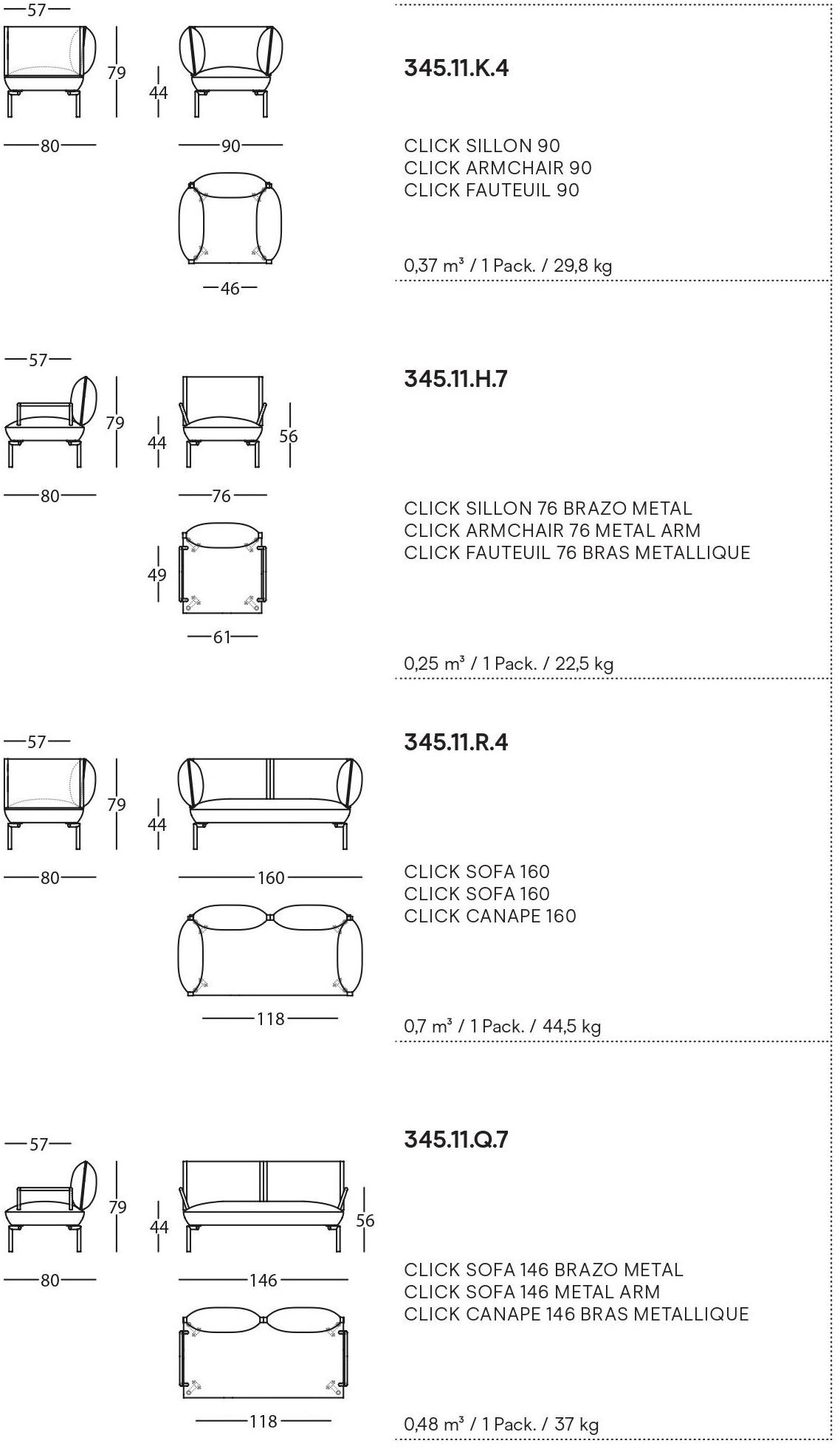 Sancal Модульный секционный диван Click sun-id-1360708 - Вид №9