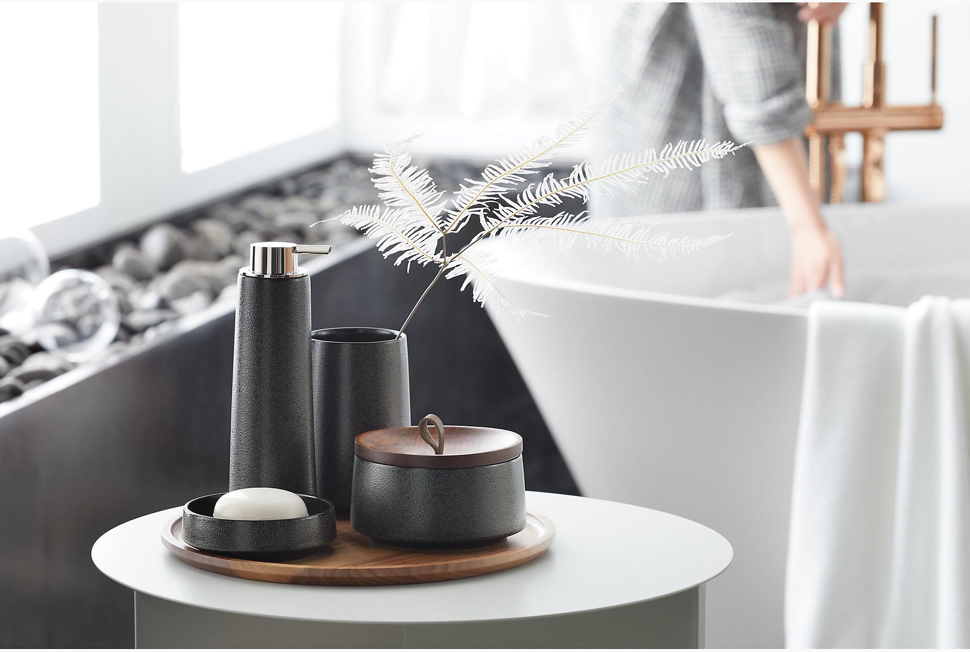 KOHLER Набор из пяти аксессуаров Bente , Ebony Pearl K-29590-TB2-HB1  - Вид №5