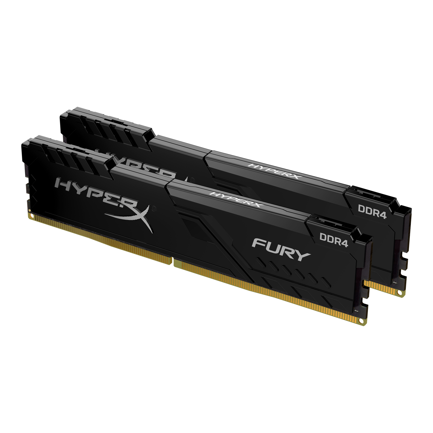 HX436C17FB3K2/16 16gb 3600mhz ddr4 cl17 dimm (kit of 2) 1rx8 hyperx fury black Kingston Santreyd  - Вид №3