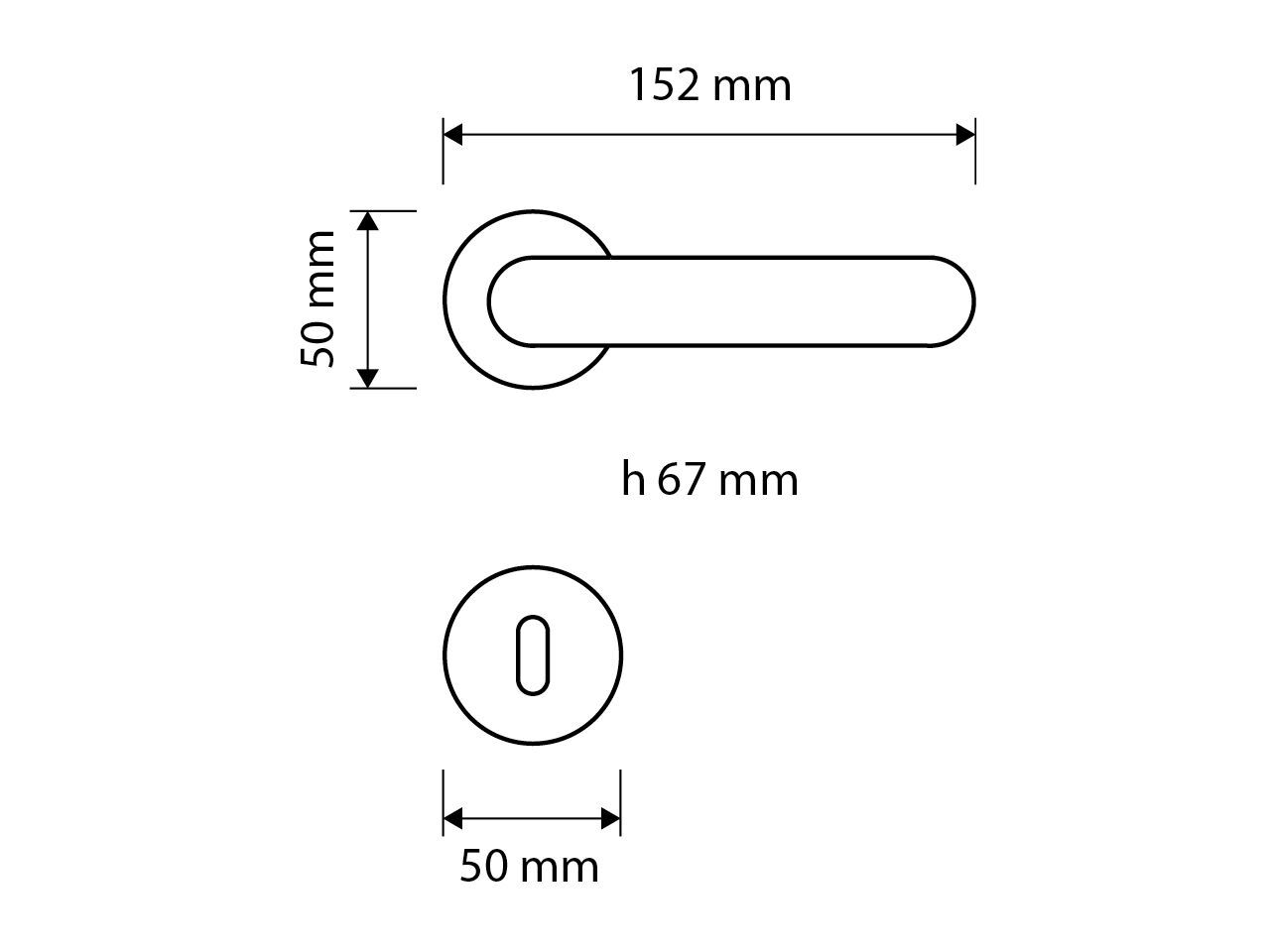 Латунная ручка с круглой насадкой LINEA CALI' Turbo ARCH-00022541 - Вид №3