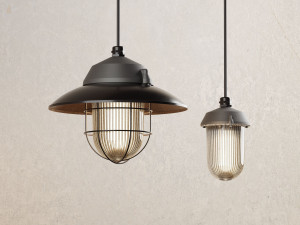 Анодированный алюминиевый подвесной светильник