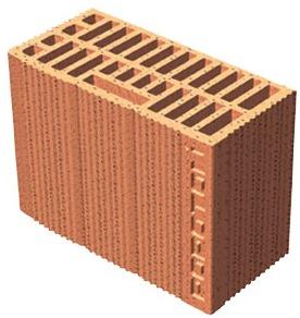 T2D Кирпичный блок половинной нагрузки Poroton® muratura armata M78