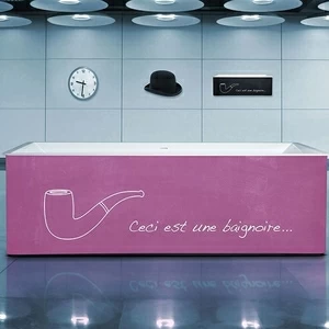 Ванна отдельностоящая Urbain Black Board Cassis