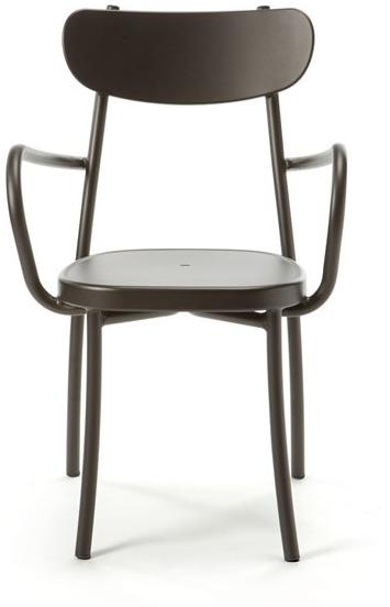 Vermobil Штабелируемый металлический садовый стул с подлокотниками Miami Mi300 - Вид №2