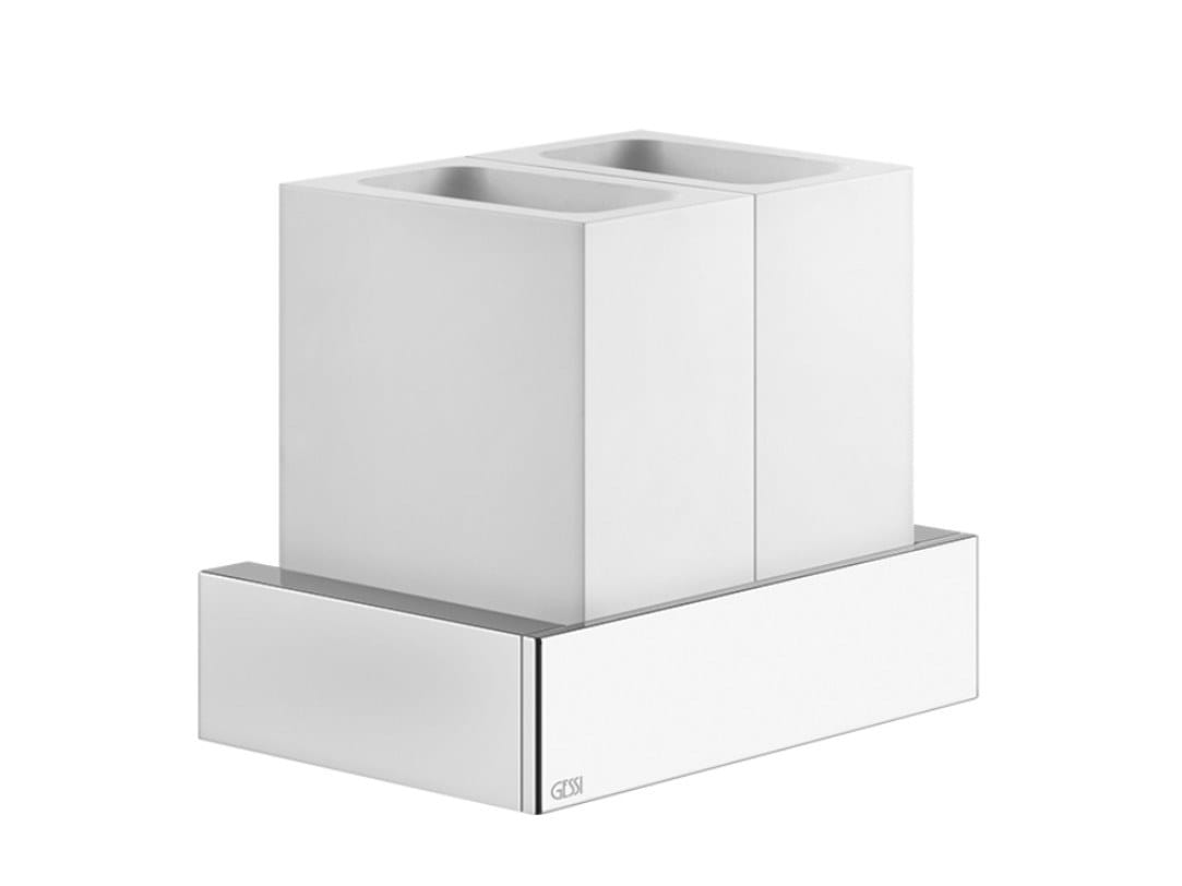 Настенный держатель зубной щетки из смолы и латуни Gessi прямоугольник ARCH-00085170 - Вид №2