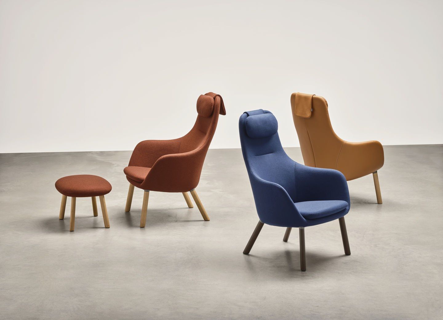 Тканевая мягкая подставка для ног VITRA HAL Lounge ARCH-00085800 - Вид №47