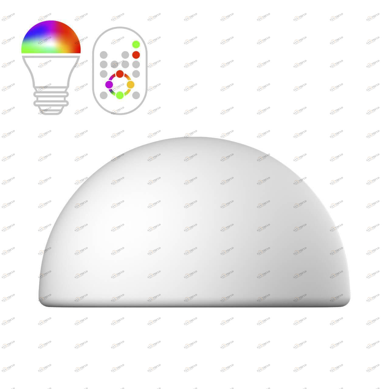 Ландшафтный светильник M3light Semisphere 21572540 M3LIGHT SEMISPHERE 311910 Белый 