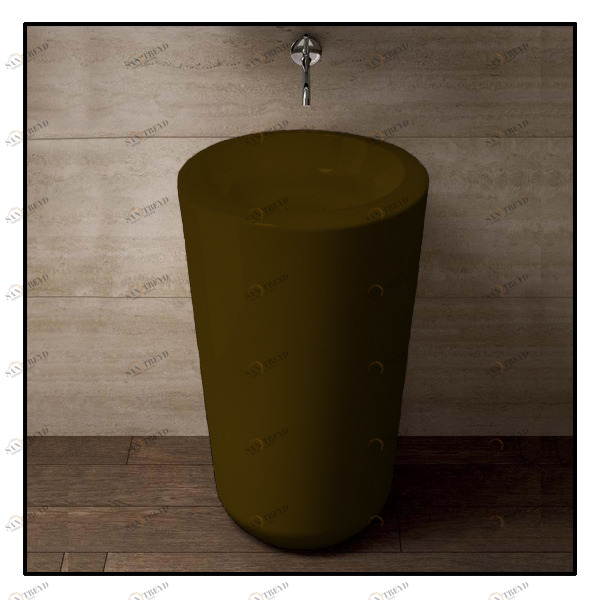 FLFREECCA Накладная раковина на столешницу  круглая Ceramica Cielo 
