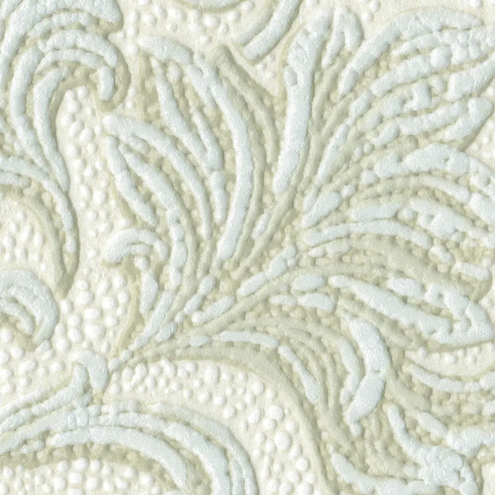 Флизелиновые обои A.S. Creation Лореаль с рельефной текстурой в зелёном цвете 83736488 STLM-0043931 - Вид №1