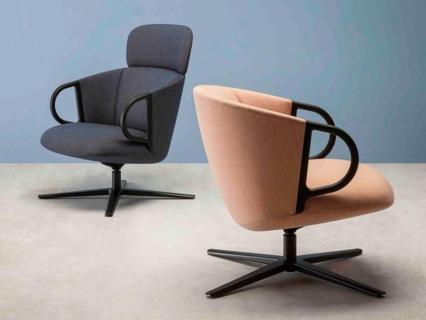 GABER Кресло из ткани с 4 спицами и высокой спинкой Cucaracha 394  - Вид №11