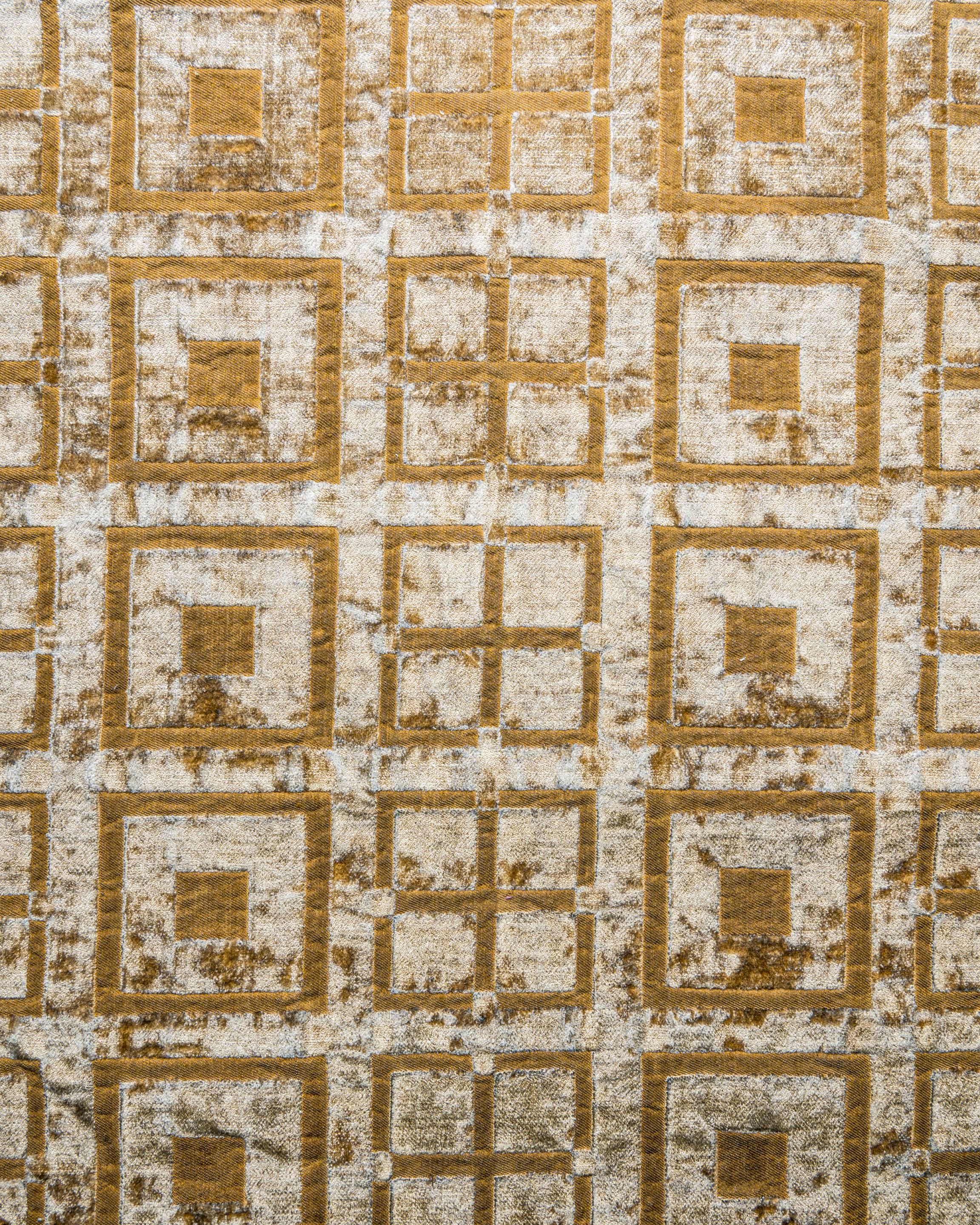 Жаккардовая ткань из вискозы, хлопка и льна с графическим рисунком The House of Lyria GARNATILLA ARCH-00133607 - Вид №2