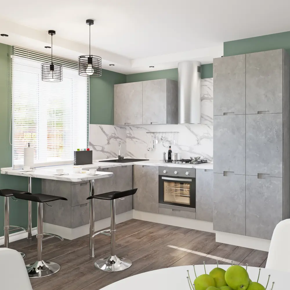 Дверь для шкафа Delinia «Берлин» 30x92 см, МДФ, цвет серый STLM-2197654 - Вид №8