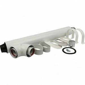 Комплект дымохода STOUT 60/100 с проходом через стену универсальный