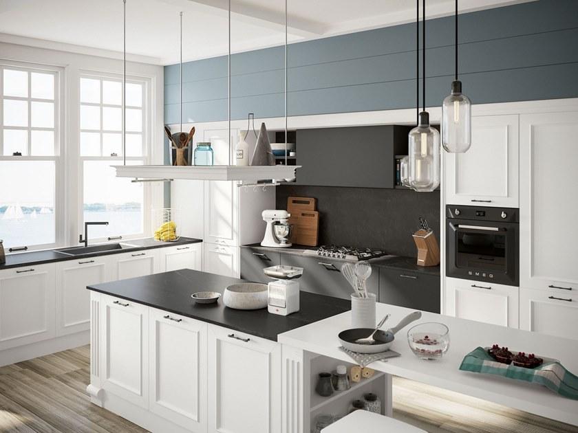 Febal Casa Лакированная кухня с островом sun-id-1502387 - Вид №4