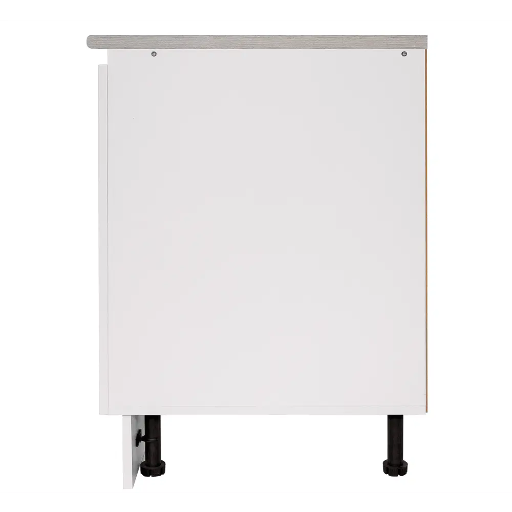 Кухонный шкаф напольный Миус 50x85x60 см ЛДСП цвет белый 89387887 STLM-2090932 Santreyd - Вид №3