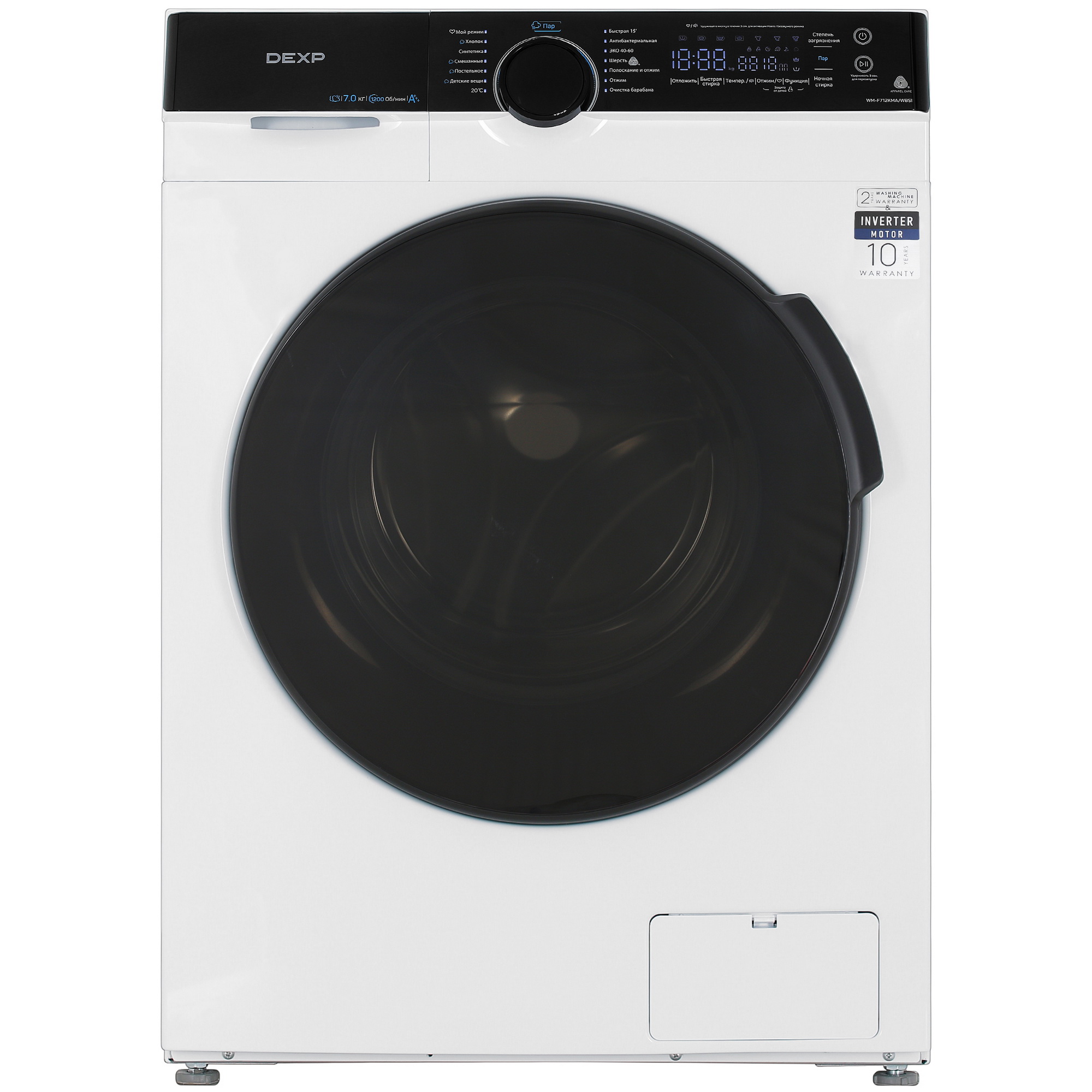 5429378 Стиральная машина DEXP WM-F712KMA/WBSI белый STDN-0019684