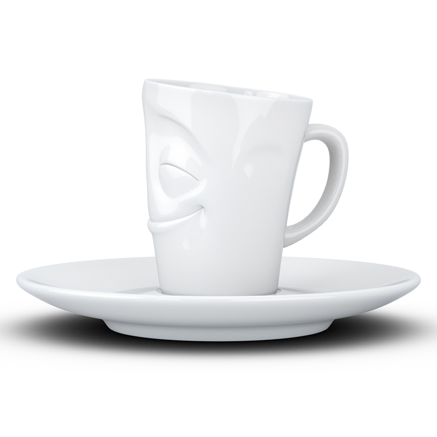 T02.12.01 Кофейная чашка с блюдцем tassen cheery 80 мл белая Tassen by FIFTYEIGHT PRODUCTS  - Вид №7